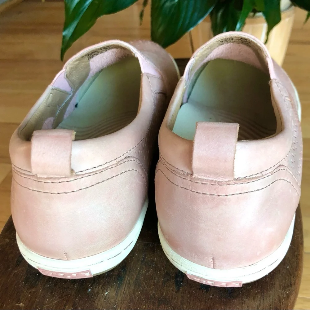 Taos COURT Perforated leather Comfort Sneakers Shoes Size 9.5 PINK - Picture 7 of 12